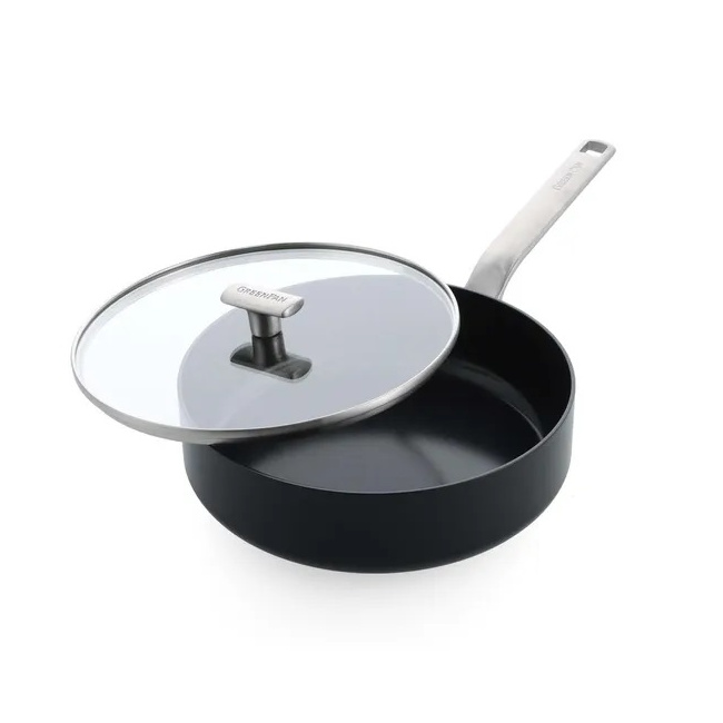 Evolution Sauté Pan with Lid 26 cm Black