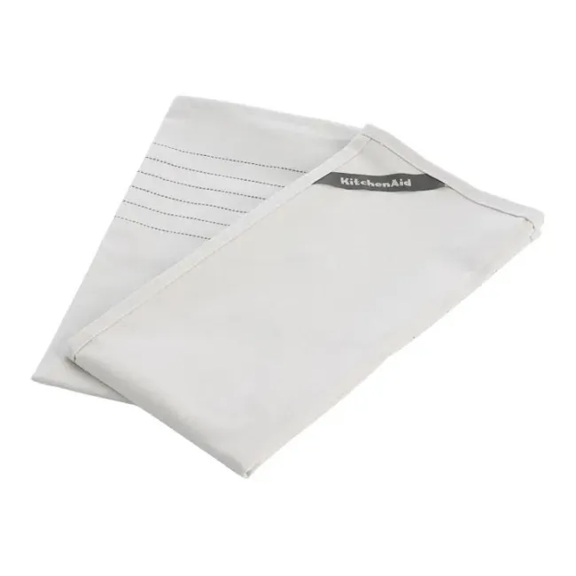 Set of 2 Making Essential Kitchen Towels White