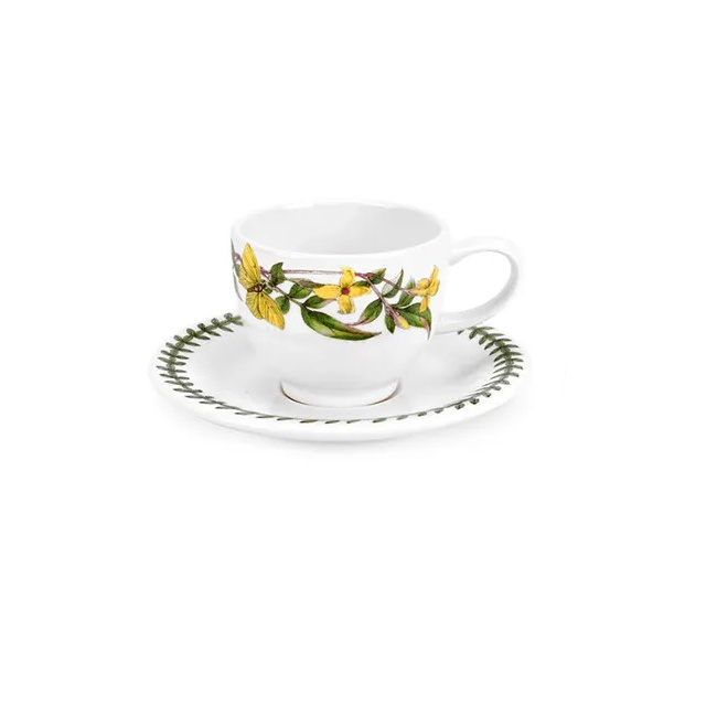 Espresso Cup with Saucer Botanic Garden 100ml Yellow Jasmine