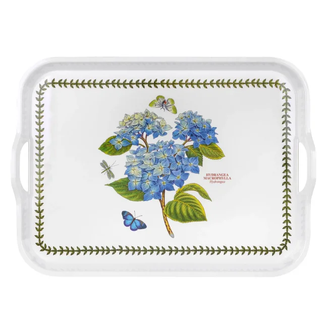 Botanic Garden Tray 52x38cm Hydrangea