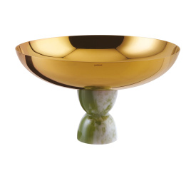 Misa na nodze Madame 26x15,3cm złoty PVD