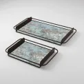 Decorative Tray 32x26cm / Tray Insert Radici Blue Marble - 2
