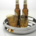 Taca Sphera Bar 24cm głęboka srebrna - 3
