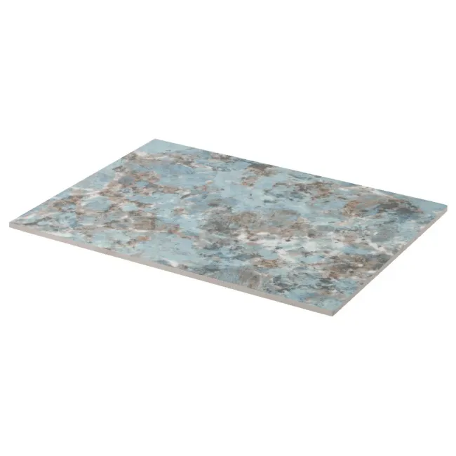 Taca dekoracyjna 52,5x32cm / wkład do tacy Radici marmur niebieski