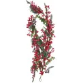 Girlanda czerwone jagody 183cm świerk srebrny