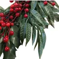 Red Berries Wreath 61cm Holly - 2