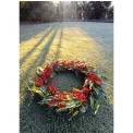 Red Berries Wreath 61cm Holly - 3