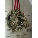 Wieniec zielone jagody z szyszkami 45cm cyprys - 3