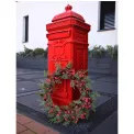 Red Berries Wreath 61cm Cypress - 7