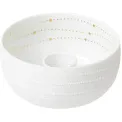 Candle Holder 9,5x4cm with Dotted Lines - 1