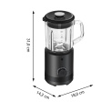 Blender kielichowy KitchenMinis 800ml deep black - 4