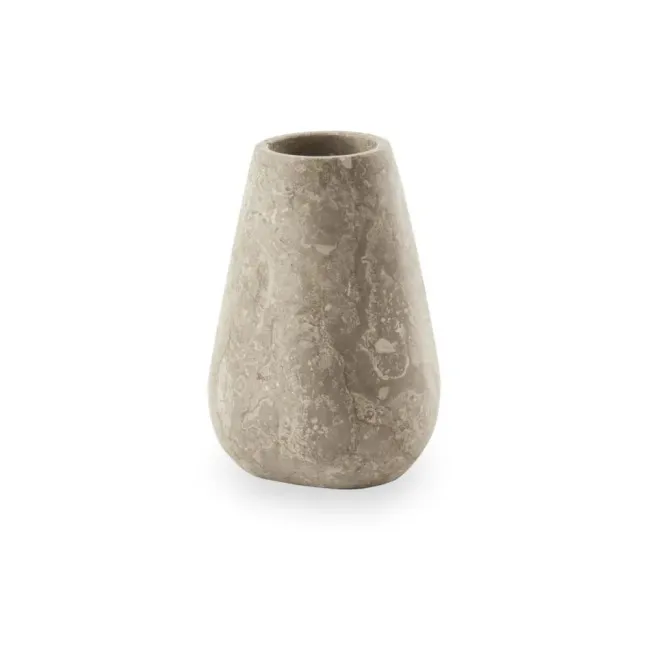Beige Conor toothbrush holder 12x8.8cm
