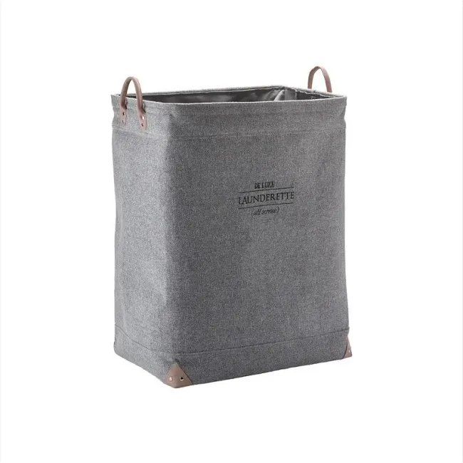 Lubin Laundry Basket 113L 65x50x35cm Grey