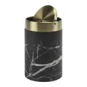 Nero cosmetic waste bin 17x12 cm black - 2