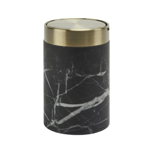 Nero cosmetic waste bin 17x12 cm black - 1