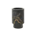Kubek na szczoteczki Porto 12x4cm czarny