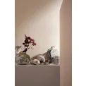 Decorative Container with Lid Cai 9x18cm Red and White - 2