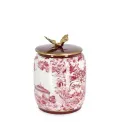 Decorative Container Zhen 23x16cm White-Red - 1
