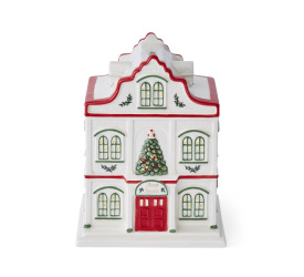 Dekoracja domek hotel Christmas Tree Led 17,2x13,2cm choinka