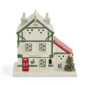 Dekoracja domek pub Christmas Tree Led 14x13,7cm choinka - 1