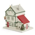 Dekoracja domek pub Christmas Tree Led 14x13,7cm choinka - 3