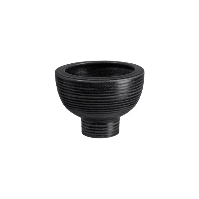 Wazon Midoro 14x10cm na nodze czarny