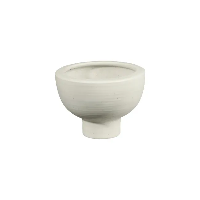 Wazon Midoro 14x10cm na nodze kremowy - 1