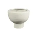Wazon Midoro 20x15,5cm na nodze kremowy