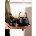 Tray on a Stand Dark Wood 40x5,5cm Walnut - 4
