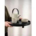 Tray on Foot Wood Black 40x5,5 cm Black Willow - 3