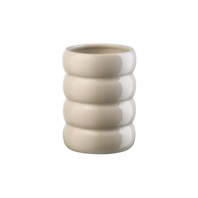 Wazon Loopy 16x10cm kremowy