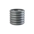 Loopy Plant Pot Cover 15x14cm Grey - 1