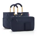 Torba Loopshopper Frame M rhombus midnight gold - 5