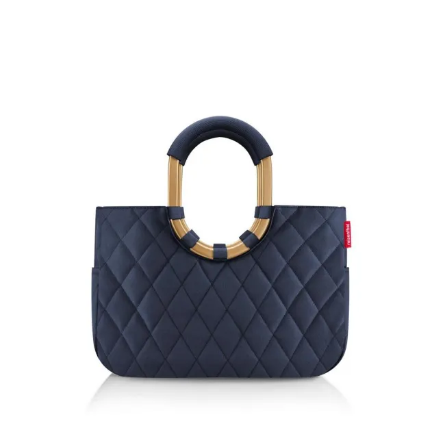 Loopshopper M Frame Rhombus Midnight Gold bag