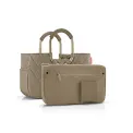 Torba LoopShopper Frame M rhombus olive - 4