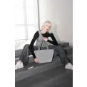 Torba Shopper 15l M herringbone grey - 5