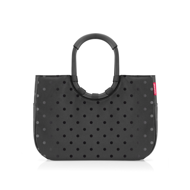 Torba Loopshopper L 25l glossy dots black