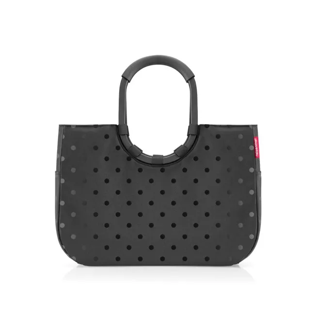 Torba Loopshopper L 25l glossy dots black