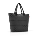 Torba Shopper e1 18l glossy dots black - 1