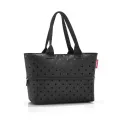 Shopper Bag e1 18L glossy dots black - 3