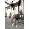 Torba Shopper M 15l glossy dots black - 4