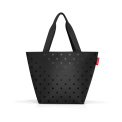 Torba Shopper M 15l glossy dots black - 6