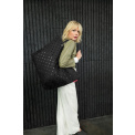 Torba Shopper XL 35l glossy dots black - 5