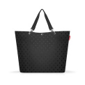 Torba Shopper XL 35l glossy dots black - 7