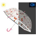 Children's Umbrella Transparent with Butterflies - 3