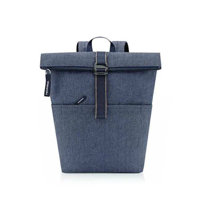 Reisenthel Rolltop Backpack 22L Herringbone Dark Blue
