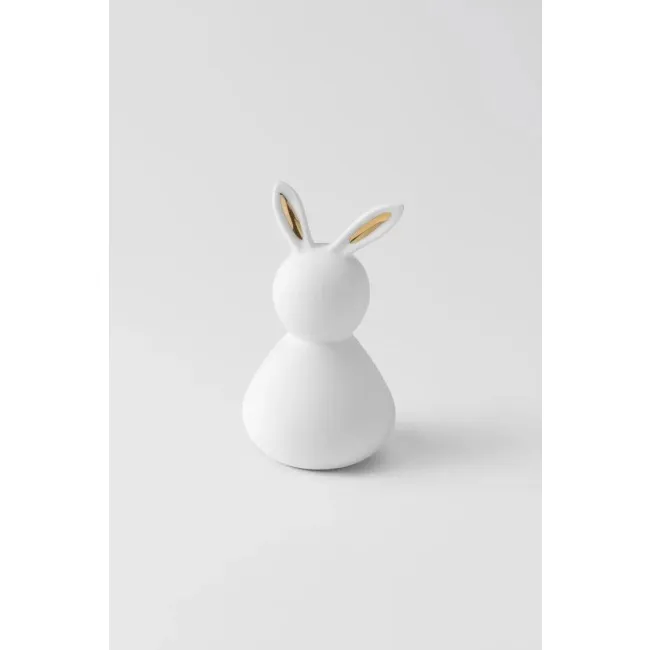 Figurka dekoracyjna Bunny 13cm złote uszy - 1