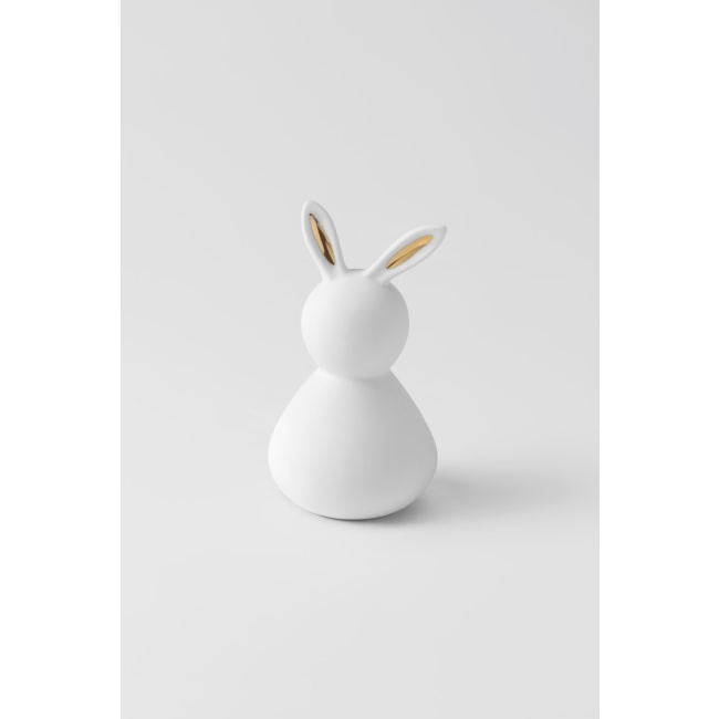 Figurka dekoracyjna Bunny 13cm złote uszy - 1