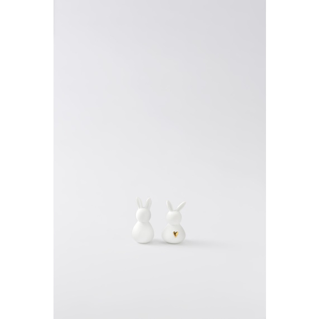 Zestaw 2 figurek dekoracyjnych Bunny - 1