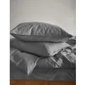 Set of 2 Minte Pillowcases 50x70cm Dark Grey - 3